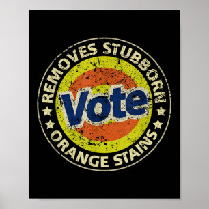 Anti-Trump Vote Detergent Funny Geschenke Poster