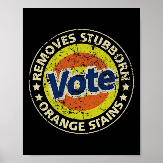 Anti-trump Vote Detergent Funny Gifts  Poster (Vorne)