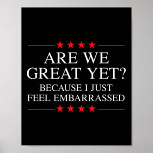 Anti-Trump-Waren für Liberale und Progressive Poster