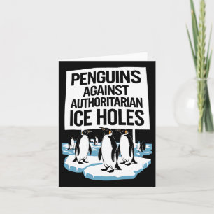 Anti Trump widersetzt Pinguine gegen Autoritäre I Karte