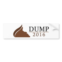 Anti-Trumpf Autoaufkleber (Dump | 2016)