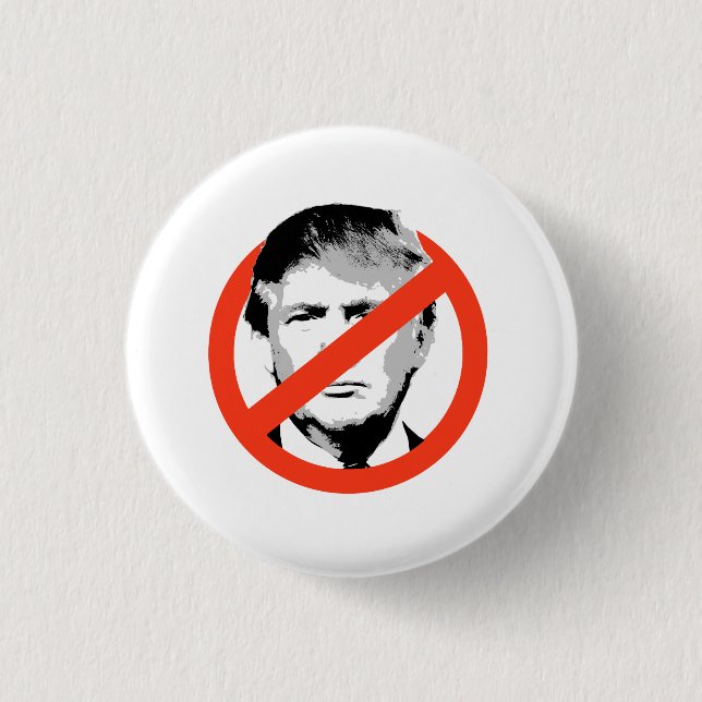 Anti-Trumpf Button (Vorderseite)
