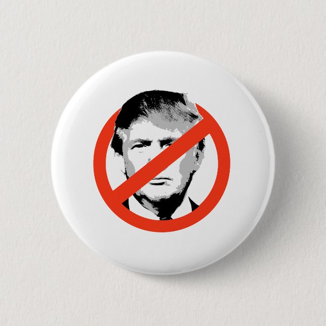 Anti-Trumpf Button (Vorderseite)