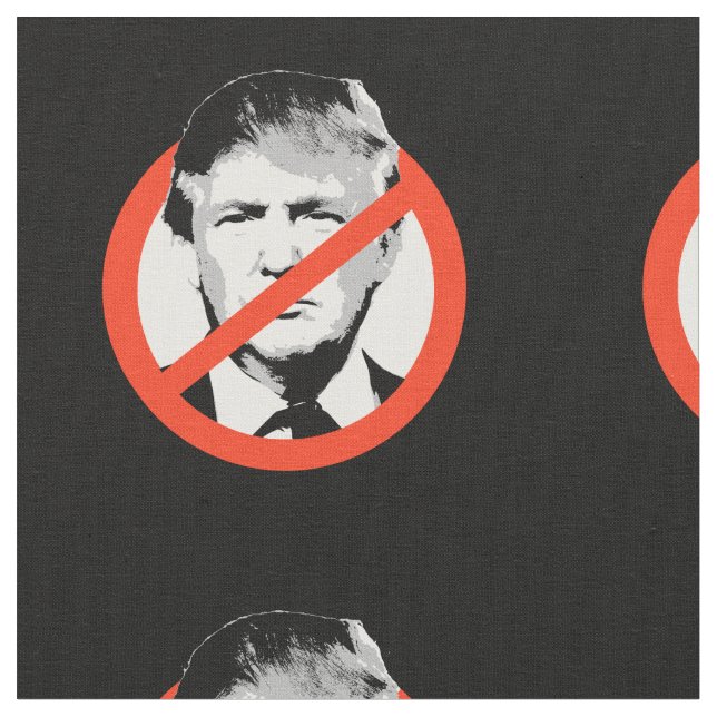 Anti-Trumpf Stoff (Nahaufnahme)