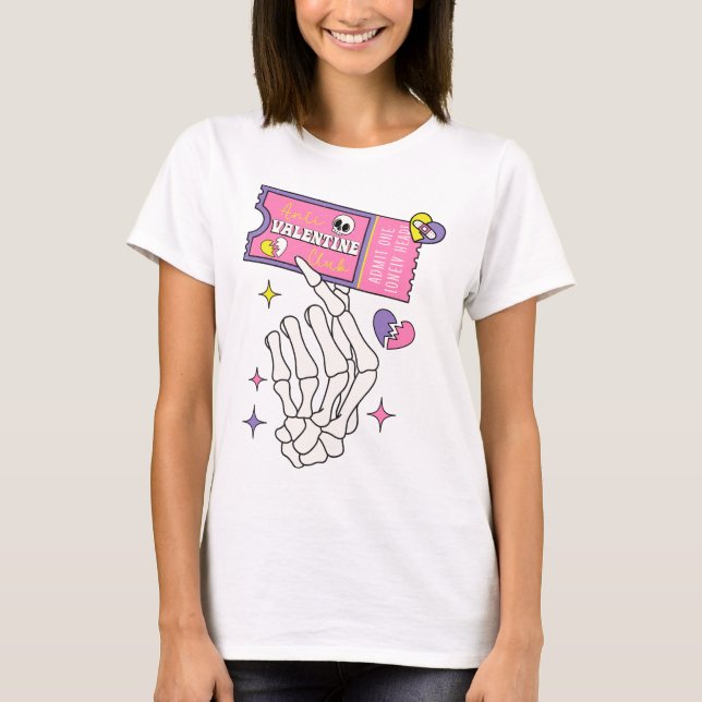 Anti Valentine Club Coupon T-Shirt (Vorderseite)