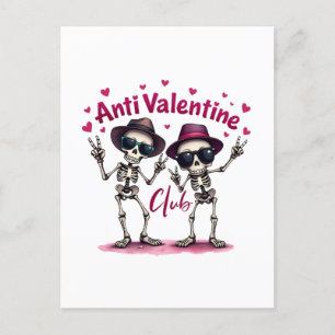 Anti Valentine Club Postkarte