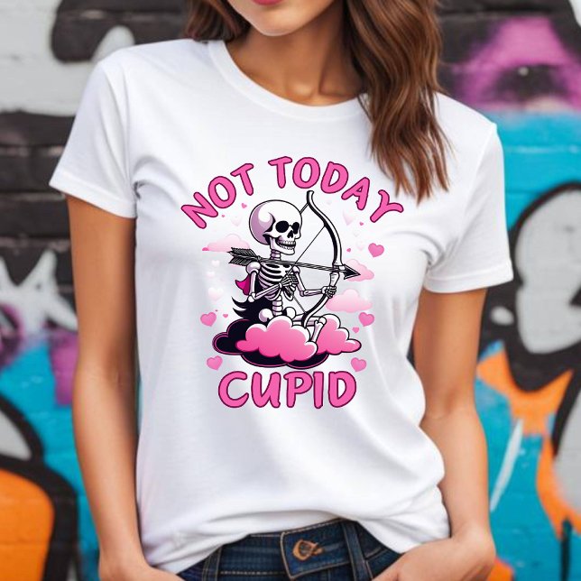 Anti-Valentine heute nicht Kupid-T - Shirt (Von Creator hochgeladen)