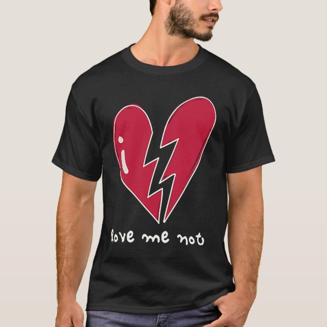 Anti Valentine Liebe ich T-Shirt (Vorderseite)