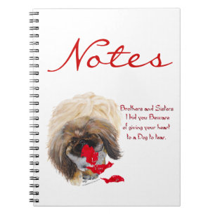Anti Valentine Pekinese Notizblock
