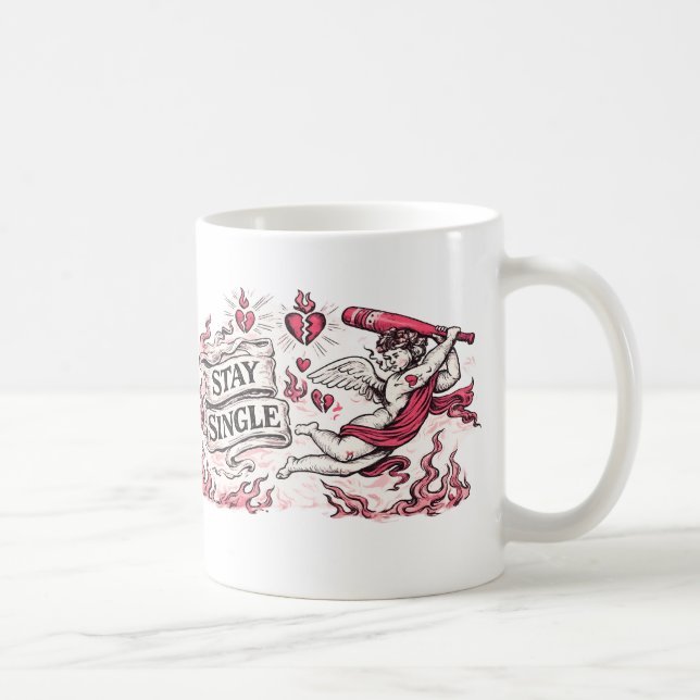 Anti-Valentins-Tasse Kaffeetasse (Rechts)