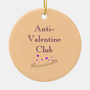 Anti Valentinsclub Süße Minimalistische Pastell-Ku Keramik Ornament