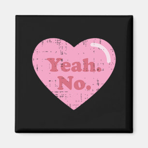 Anti-Valentinstag 2025 Single Awareness Heart Ye Magnet
