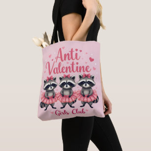 Anti Valentinstag Lustiger Waschbär Cute Kawaii Tasche