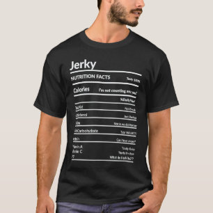 Anti-Vegan-Jerky-Nährwertkennzeichnung T-Shirt