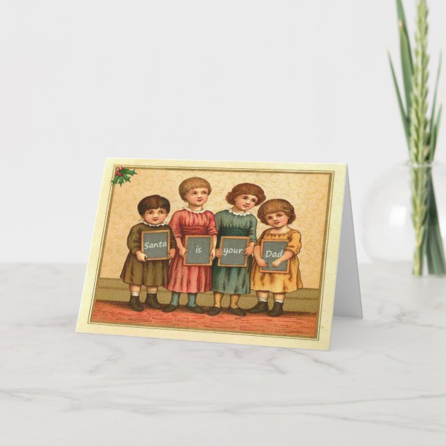 Anti-Weihnachten Feiertagskarte (Vorderseite)