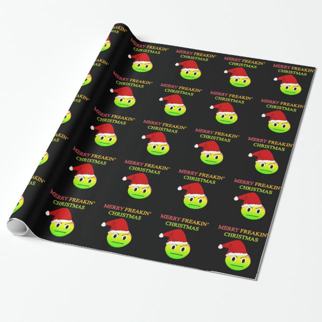 Anti-Weihnachtenfröhliche Freakin Geschenkpapier (Ungerollt)