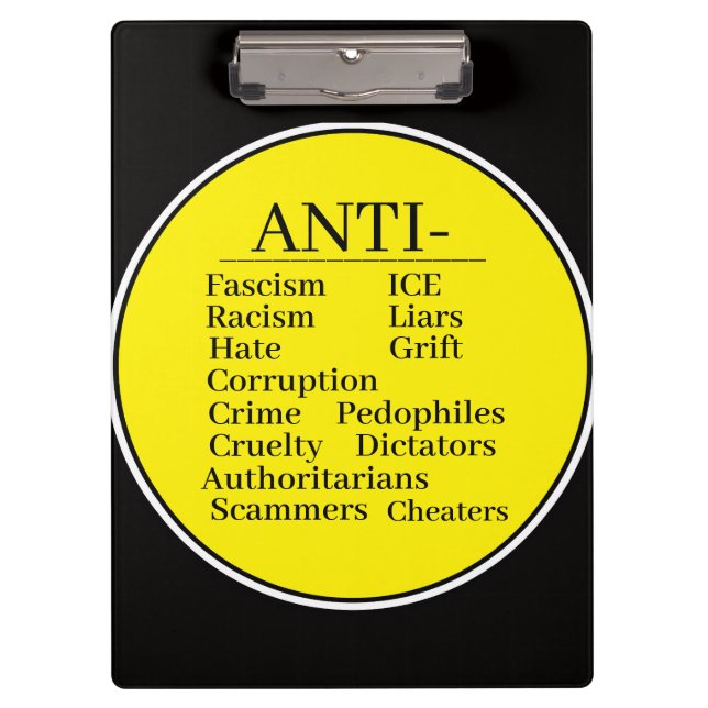 Anti-Zwischenablage Klemmbrett (Vorderseite)