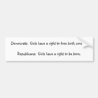 Antiabtreibung Autoaufkleber
