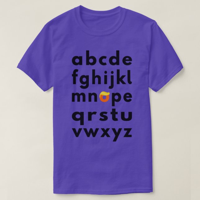 AntiAlphabet Nope I T-Shirt (Design vorne)