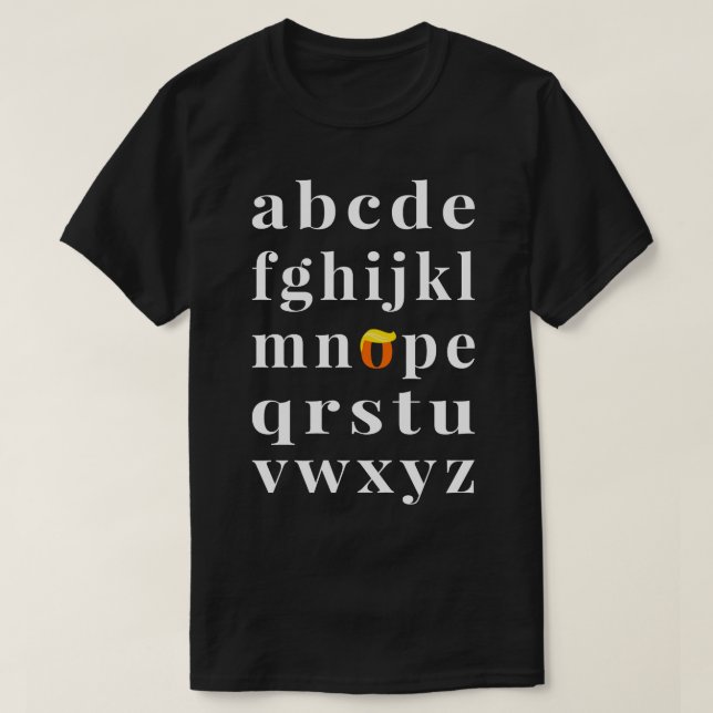 AntiAlphabet Nope III T-Shirt (Design vorne)