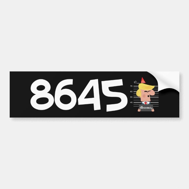 AntiAutoaufkleber des trumpfes 8645 Autoaufkleber (Vorne)