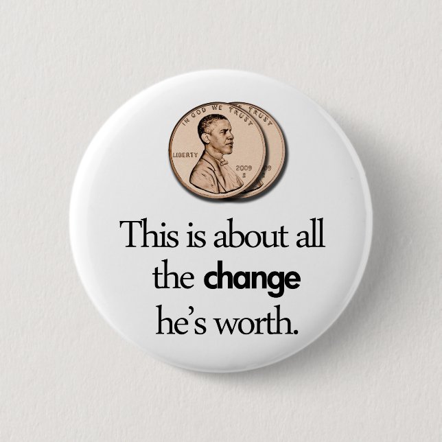 ANTIbarack obama Button (Vorderseite)