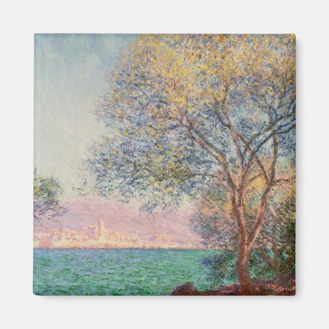 Antibes am Morgen Magnet (Vorne)