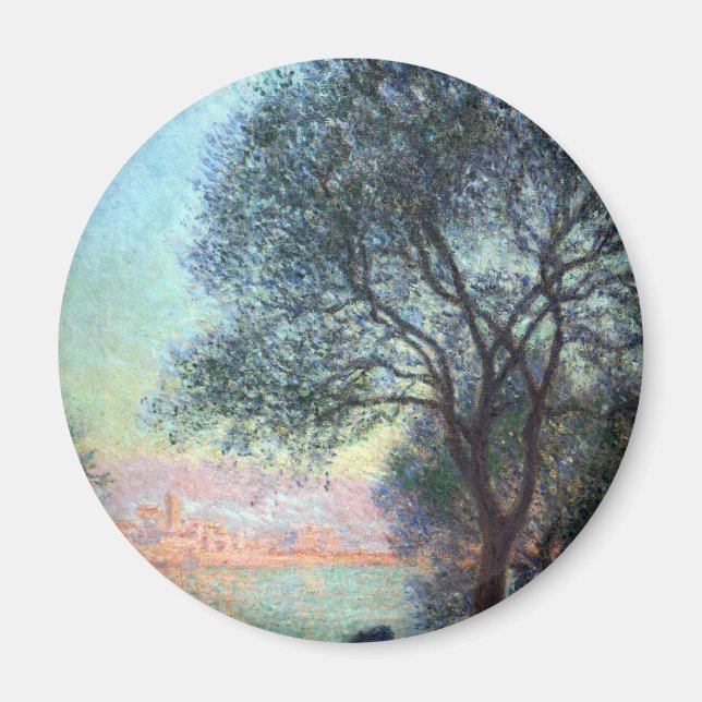 Antibes am Morgen von Claude Monet Magnet (Vorne)