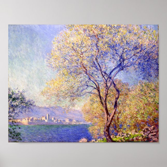 Antibes aus dem Salis Garden - Claude Monet Poster (Vorne)