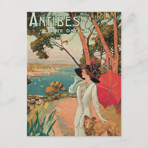 Antibes Côte d'Azur Frankreich Vintage Postkarte