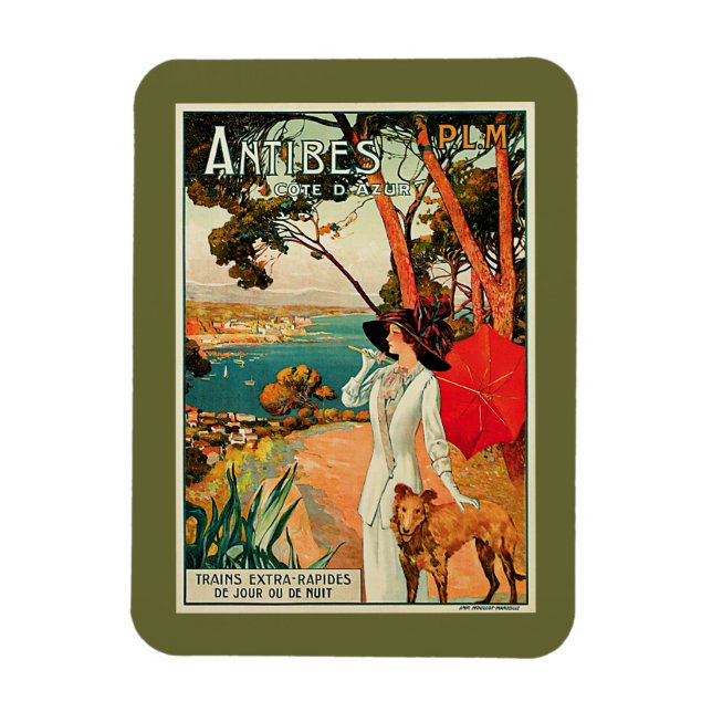 Antibes ~ Cote D'Azur Magnet (Vertikal)