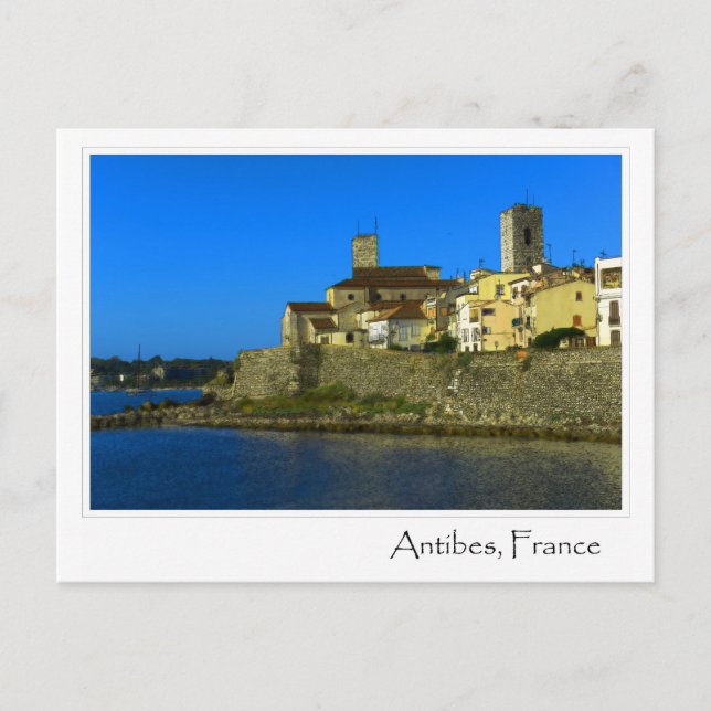 Antibes France Postkarte (Vorderseite)