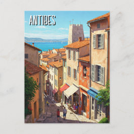 Antibes France Travel Postkarte
