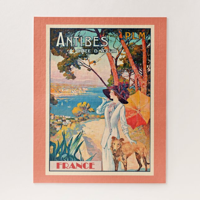 Antibes France Vintage Poster (Vertikal)