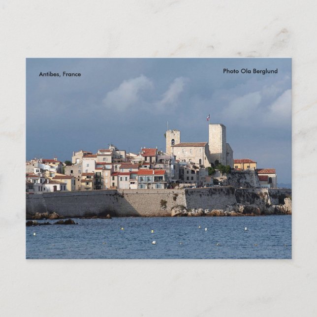 Antibes, Frankreich, Foto Ola Berglund Postkarte (Vorderseite)