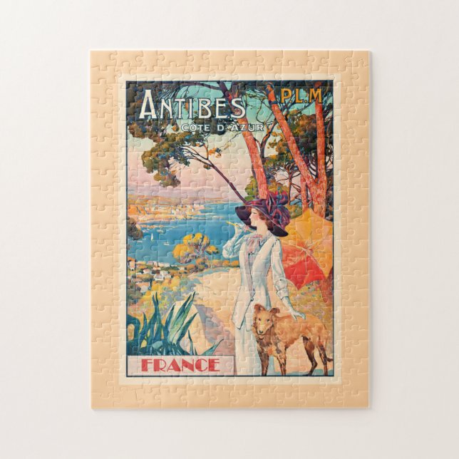 Antibes, Frankreich Reiseplakat, (Vertikal)