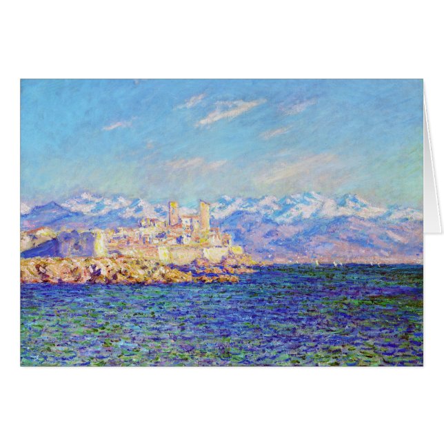 Antibes, Nachmittags-Effekt, Claude 1888 Monet (Vorderseite (Horizontal))