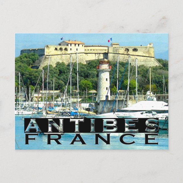 Antibes Postkarte (Vorderseite)
