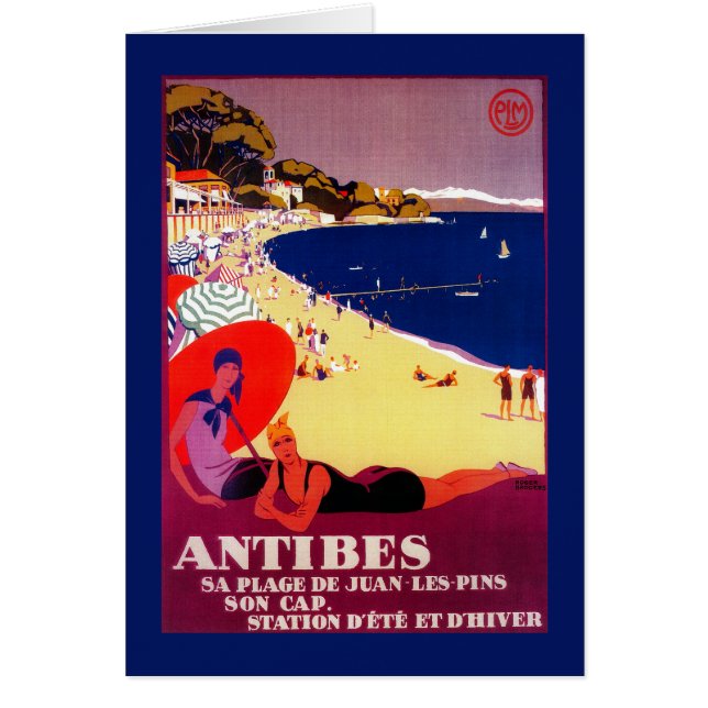 Antibes Vintag PosterEurope (Vorne)