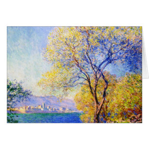 Antibes vu du Salis fait du jardinage Claude Monet