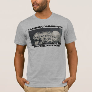 Antibiden Berühmte Kommunisten in der Weltgeschic T-Shirt