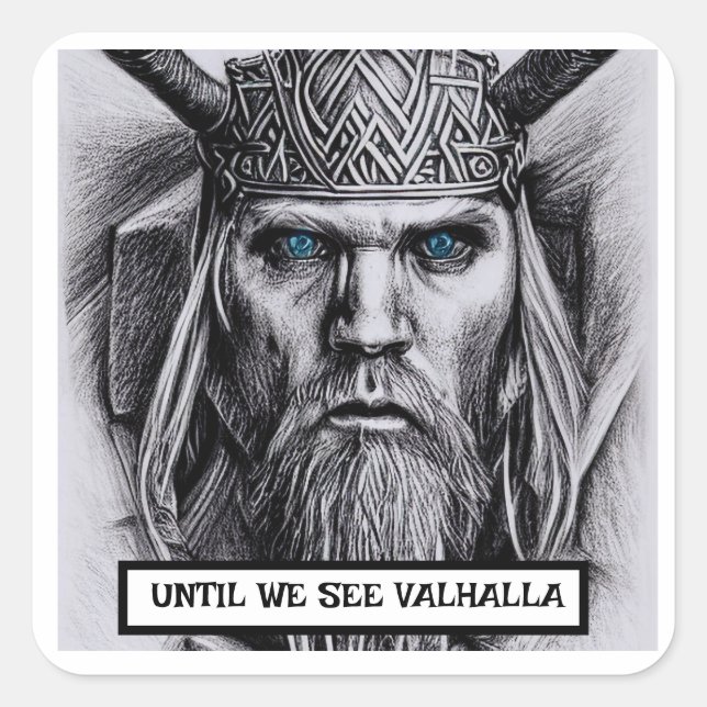 Anticipito Utter Glory - Die Valhalla der Legende Quadratischer Aufkleber (Vorderseite)