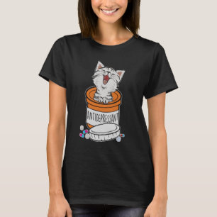 Antidepressant Cat  T-Shirt