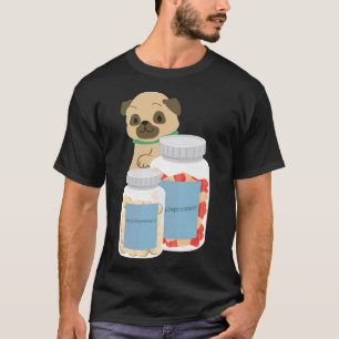 Antidepressivum-Mops 882 T-Shirt
