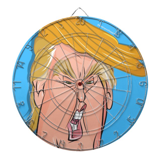Antidonald trump - CartoonDartboard Dartscheibe (vorne)