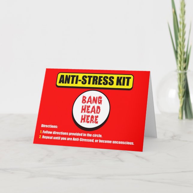 Antidruck-Ausrüstungs-Gruß-Karte Karte (Vorderseite)