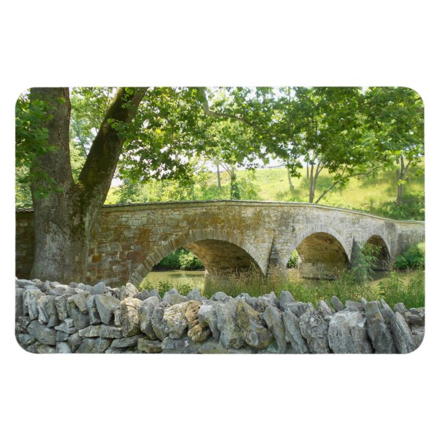 Antietam: Burnside's Bridge Foto Magnet (Horizontal)
