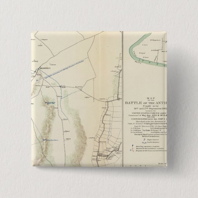 Antietam, Suffolk, Gettysburg Button (Vorderseite)