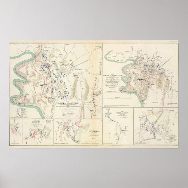 Antietam, Suffolk, Gettysburg Poster (Vorne)