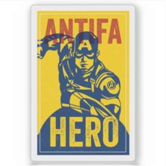 ANTIFA-HELDEN-SERIE: Captain American Aufkleber
